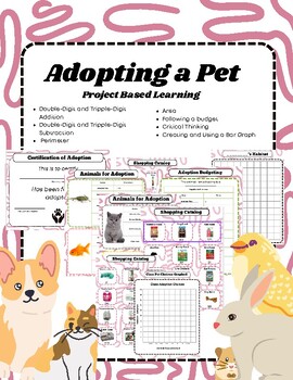Preview of Adopt A Pet, Math Project Based Learning