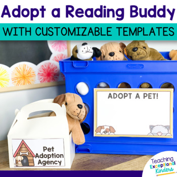 Preview of Adopt A Pet Reading Buddy | Pretend Pet Adoption Pack