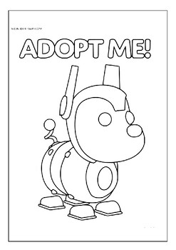 Coloring Pages - Adopt Me!