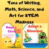 STEM Challenges and Writing prompts | Adopt a Chick and Dinosaur