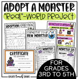 Adopt a Monster Project | Halloween Activities | Project B