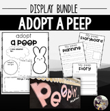 Adopt a Peep Display Bundle | Writing | Easter | Bulletin 