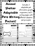 Adoptable Pet Information Graphic Organizers & Writing She