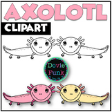 Adorable AXOLOTL Clipart IMAGES