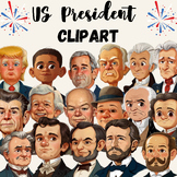 usa presidents day character clipart february clipart, 45 