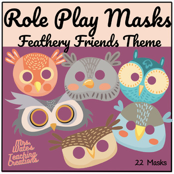 Preview of Animal Role Play Masks for Preschool & Kindergarten Fantasy Play