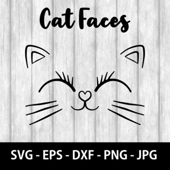 cat face vector png