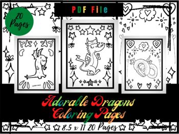 Download Dragon Coloring Pages Worksheets Teaching Resources Tpt