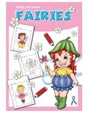 Adorable Fairies Coloring Book - 10 coloring pages