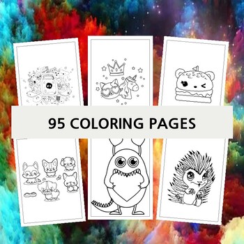 100 Chibi Girls Coloring Pages for Kids Graphic by KDP PRO DESIGN