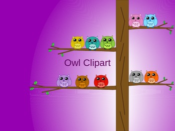 Preview of Adorable Owl Clipart