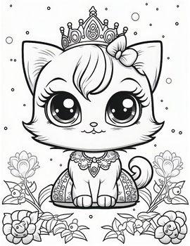 Cat Coloring Book: An Adult Coloring Book With Fun, Easy And Relaxing  Color