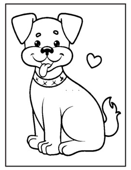 50 Printable Adorable Puppies Coloring Pages for Kids by Caterina ...