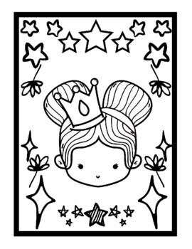 Adorable Unicorn, Mermaid and Princess Colouring Pages For kids, Coloring  Sheets