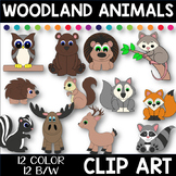 Adorable WOODLAND ANIMALS Clipart