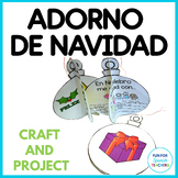 Adorno de Navidad - Christmas Ornament Writing Prompt in Spanish