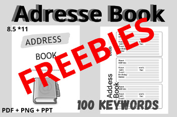 Preview of Adresse book: 120 p of adresse book 8.5*11 inch