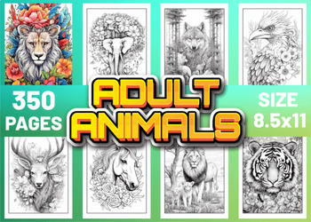 Animal Coloring Books for Adults Relaxation EXTRA PDF Download  9781523394036