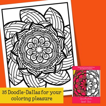 Adult Coloring Book Mandalas for Teens, Teachers and Big Kids