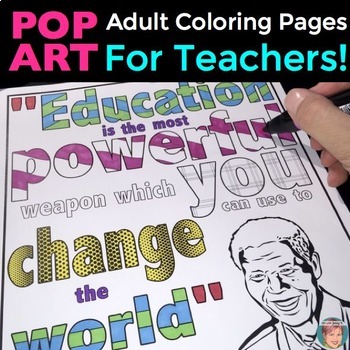 Preview of Adult Coloring For Teachers