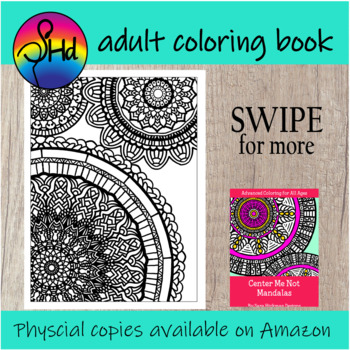 Adult Coloring Book Teens, Teachers and Big Kids by Sara Hickman