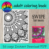 Adult Coloring Book Mandalas for Teens, Teachers and Big Kids