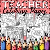 Inspirational Coloring Pages for Teachers