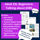 Adult ESL Beginners: JOBS