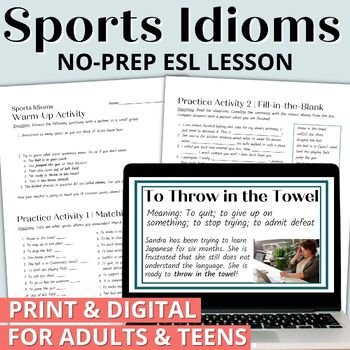 30 Sports Idioms for English Language Learners