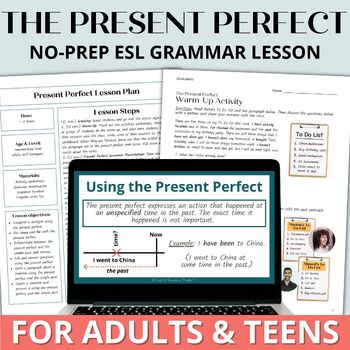 Adult ESL Grammar Worksheets, Lesson Plan and Activities - The Present ...