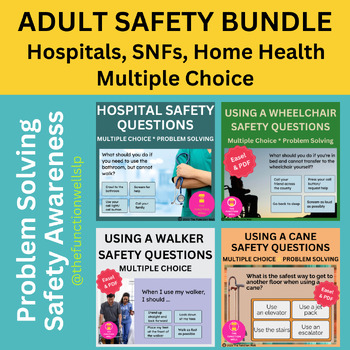 Preview of Adult Safety Bundle - Hospitals, SNFs, Home Health - Cognitive Speech Therapy