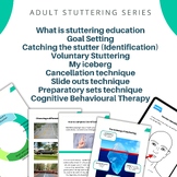 Adult Stuttering Therapy Bundle stuttering modification te