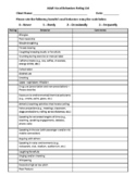 One Adult & One Youth Vocal Abuse Behaviors Rating Form Li