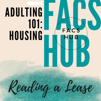 Preview of Adulting 101: Housing: Reading a Lease Activity (PDF)