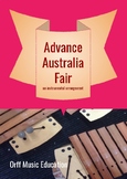 Advance Australia Fair Classroom Instrument Four Part Arrangement
