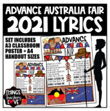 Advance Australia Fair, NEW LYRICS 1 JANUARY 2021, Austral