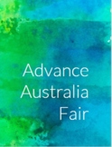 Advance Australia Fair national anthem lyrics slideshow