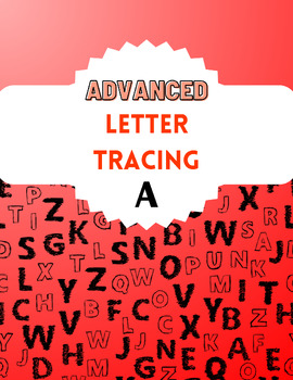 Preview of Advance Letter Tracing "A"
