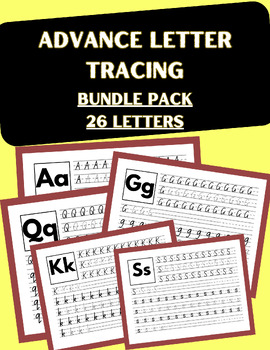 Preview of Advance Letter Tracing Bundle