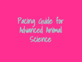 Advanced Animal Science Pacing Guide with Suggested Topics