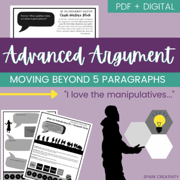 Preview of Advanced Argument Writing Unit: Counterargument, Voice, Sources, and more