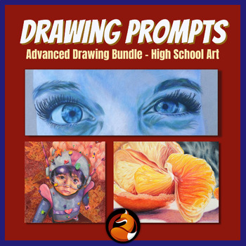 Preview of Advanced Art AP® Studio Art TEN Drawing Projects High School Art Prompts