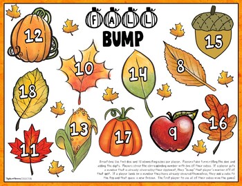 Advanced Bump Addition Game Designs By Apples And Bananas Education