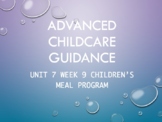 Advanced Childcare Guidance Unit 7 Promoting Children's He