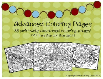 Preview of Advanced Coloring Pages