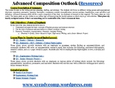 Advanced Composition Lesson Plans (Year)