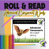 Advanced Consonants Roll & Read |Phonics Games| Print & Go!