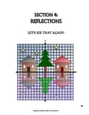 Advanced Coordinate Graph Art for Grades 6-8: Reflections 