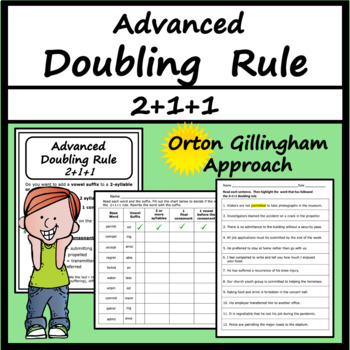 1-1-1 Doubling Rule Assessment - Classful