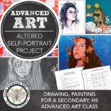 Advanced Drawing, 2D Design, AP® Art Lesson: Altered Self 